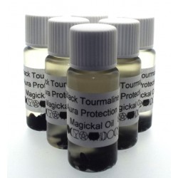 10ml Black Tourmaline Gemstone Oil Aura Protection